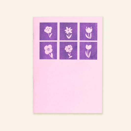 Notebook with Flowers
